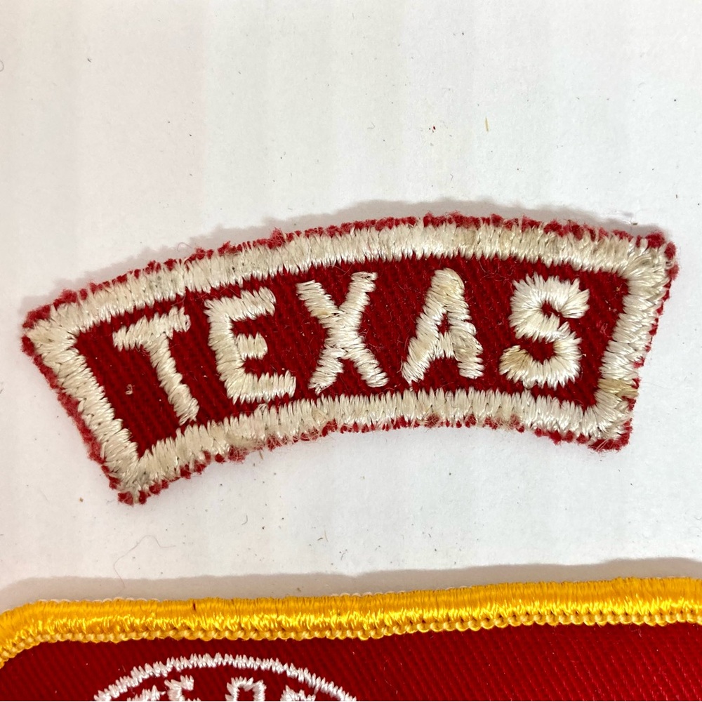 5 Vintage 70s Texas Boy Scouting Patches BSA - Picture 6 of 10